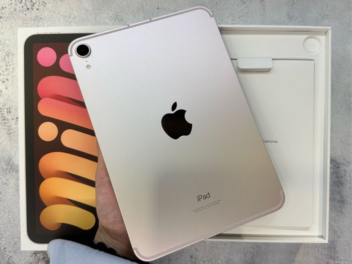 🌚 電信福利機 iPad mini 6 64G LTE 粉色 台灣貨