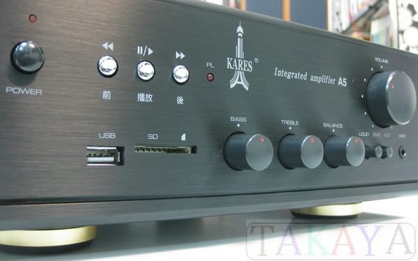 【新登場】卡爾斯 KARES A-5 (大功率,小體積)迷你擴大機 支援:MP3.USB播放 門市最愛 (台灣製作)