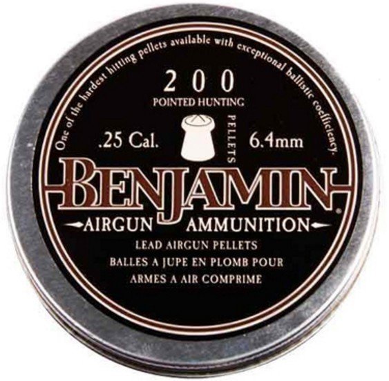 ((( 變色龍 ))) Benjamin 6.35mm 空尖彈 空氣槍用鉛彈 喇叭彈