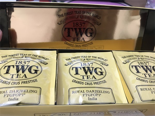 ~快樂莊園精選~ 世界頂級茶 TWG 手工棉質茶包 皇家大吉嶺 Royal Darjeeling (單包販售)