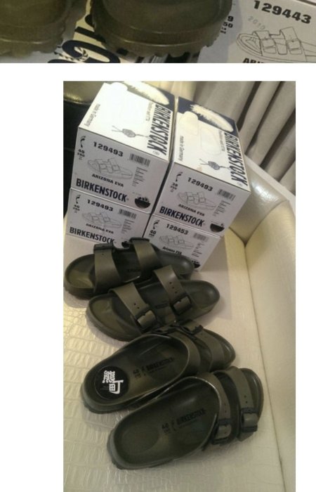 40軍綠 BIRKENSTOCK MADRID EVA 129443 防水 拖鞋軍綠色 129493 勃肯129441