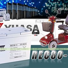 《電池達人》YUASA 湯淺電池 深循環電池 REC80-12 12V80AH 尺寸同 KPH75 太陽能設備 風力設備