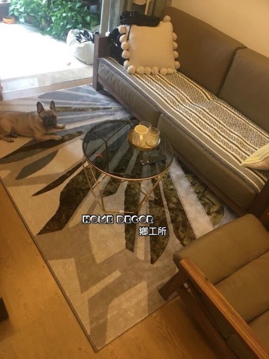 HomeDecor鄉工所 工業風家具 茶几 玻璃 金色 邊桌 桌子 鐵桌 美式鄉村復古LOFT工業風北歐歐式法式