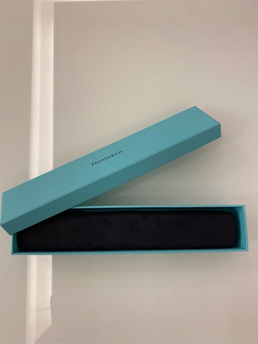 專櫃真品 Tiffany & Co#蒂芙尼 麂皮#絨布#飾品盒 #手鍊盒