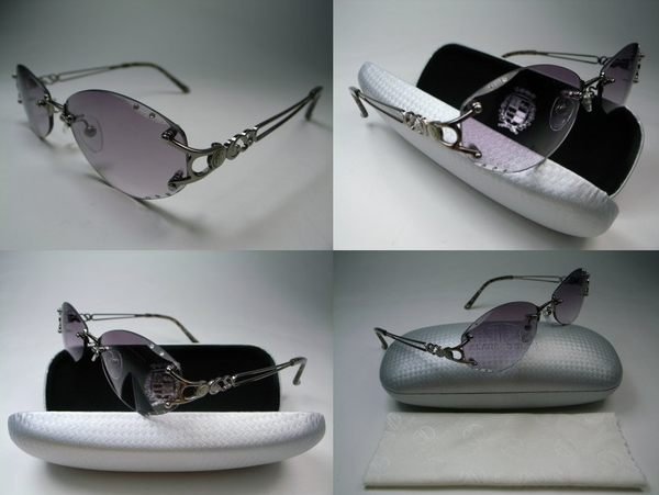 信義計劃 眼鏡 Alain Delon 亞蘭德倫 AD 水鑽鏤空無框 可配近視老花多焦點變焦鏡片 sunglasses