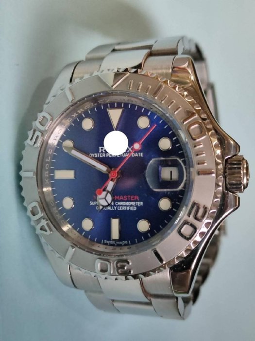 ETA2834-2/瑞士機芯/自動上鍊/機械錶/手錶/藍遊艇