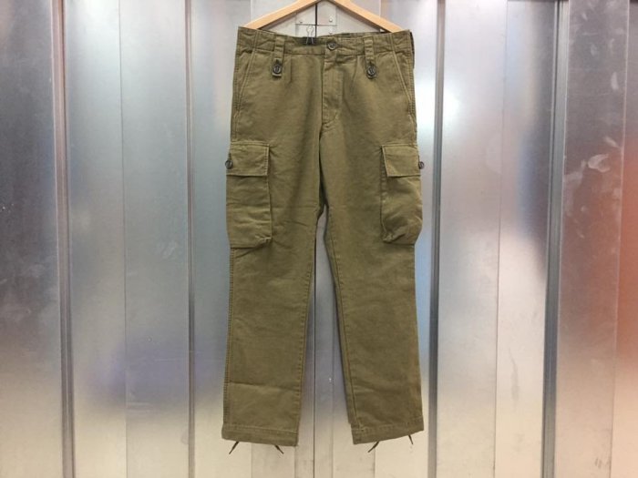 18ss Wtaps Para Trousers Cotton Serge 春夏口袋工作褲軍褲軍綠色S