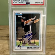 Nolan Arenado 2010 Bowman 1st Prospect Autograph Rookie Card #BP91