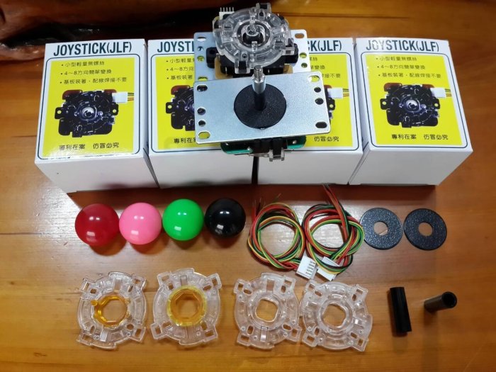 日本原裝三和JLF-TP-8YT圓形頭四個方向搖桿SANWA Joystick Button General Agent