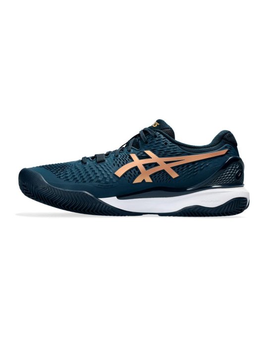 【曼森體育】ASICS 亞瑟士 男 網球鞋 GEL-RESOLUTION 9 CLAY 榮耀奧運系列