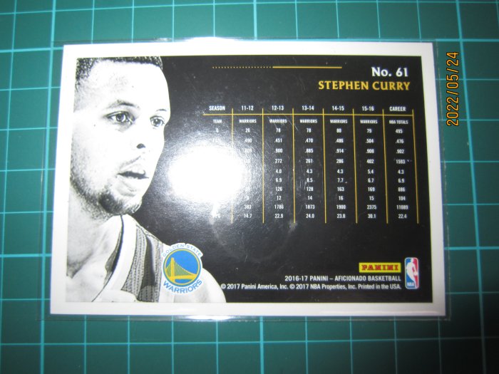 #換新收藏#[STEPHEN CURRY][ARTIST'S PROOF][平行][AFICIONADO]2016-17