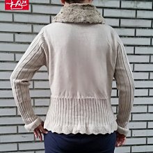 專櫃 英國 Laura Ashley 洛拉 外套 羊毛 貝殼扣 毛領可拆款 - 女款-L-卡其拿鐵【JK嚴選】LV 鬼怪 | Yahoo奇摩拍賣