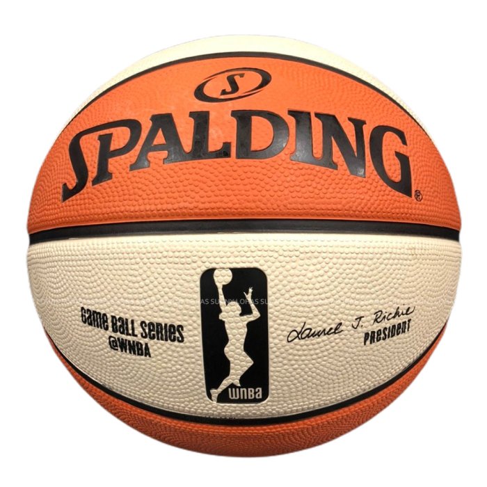 SPALDING斯伯丁 WNBA 女子用球系列 6號籃球 室外籃球 [迦勒]
