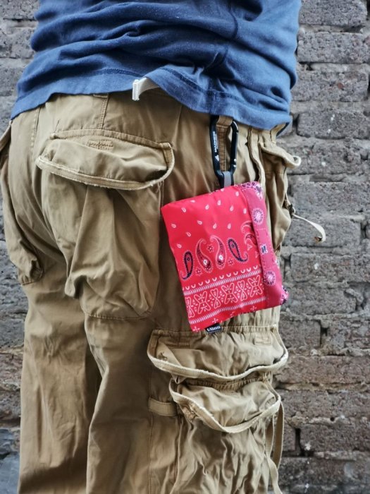 【熱賣精選】日系mino古布圖案抽繩雙肩包折疊束口袋出游旅行男女輕便背包戶外