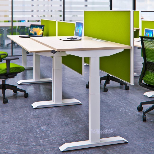 【〜101辦公世界〜】KL電動式升降桌~可任意調整高度...創造舒適工作環境#112