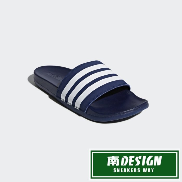 南 2021 3月Adidas ADILETTE COMFORT SLIDES B42114 藍白色 愛迪達 拖鞋 男女