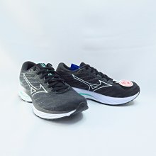 Mizuno WAVE RIDER 26 SW 女慢跑鞋 4E楦 J1GD220672 黑灰綠【iSport愛運動】