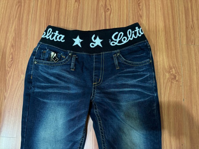 轉賣 韓國Lolita 伸縮彈性牛仔褲（XL）.L號