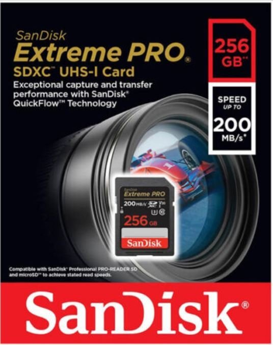 SanDisk 256G SD SDXC EXTREME PRO C10 U3 4K V30 記憶卡 SD 大卡 相機卡