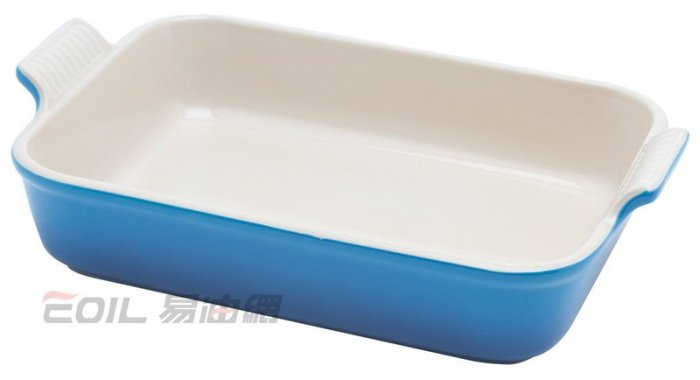 【易油網】【缺貨】Le Creuset 長方形焗烤盤 馬賽藍 26x17cm 91004726310100