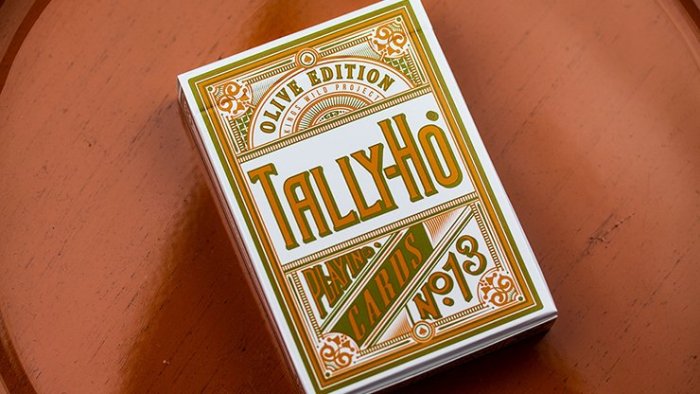 Olive Tally Ho no. 13 Playing Cards Olive Tally Ho撲克牌