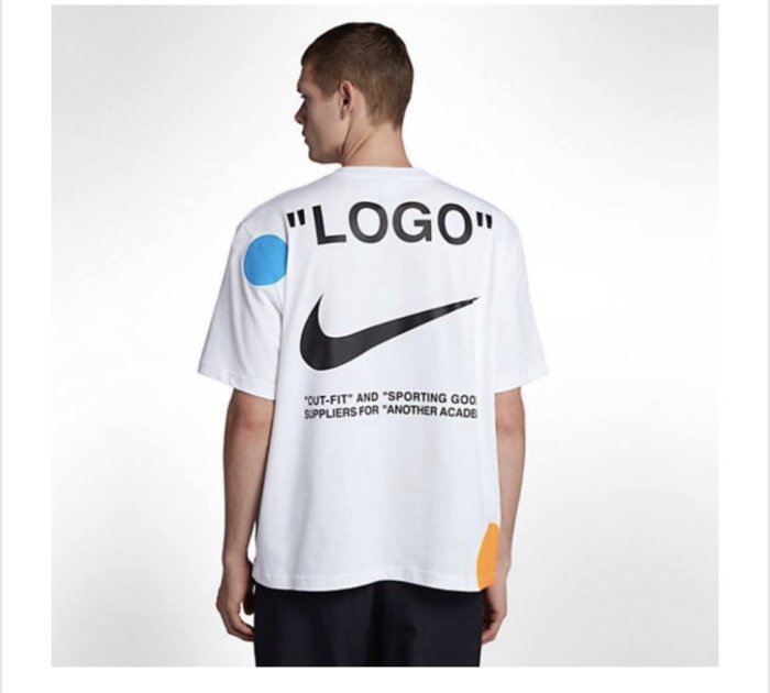 全新正品Nike X Off White logo 世足Tee 白AJ3374-100 台灣公司貨