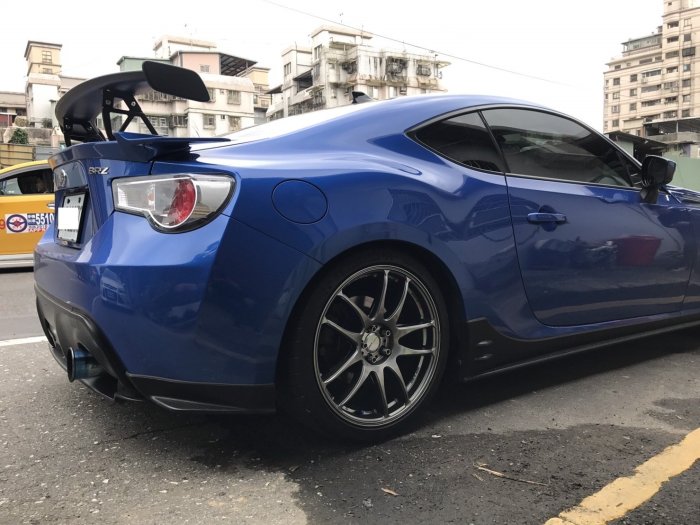 ☆光速改裝精品☆SUBARU BRZ 類STI 尾翼 後擾流 ABS