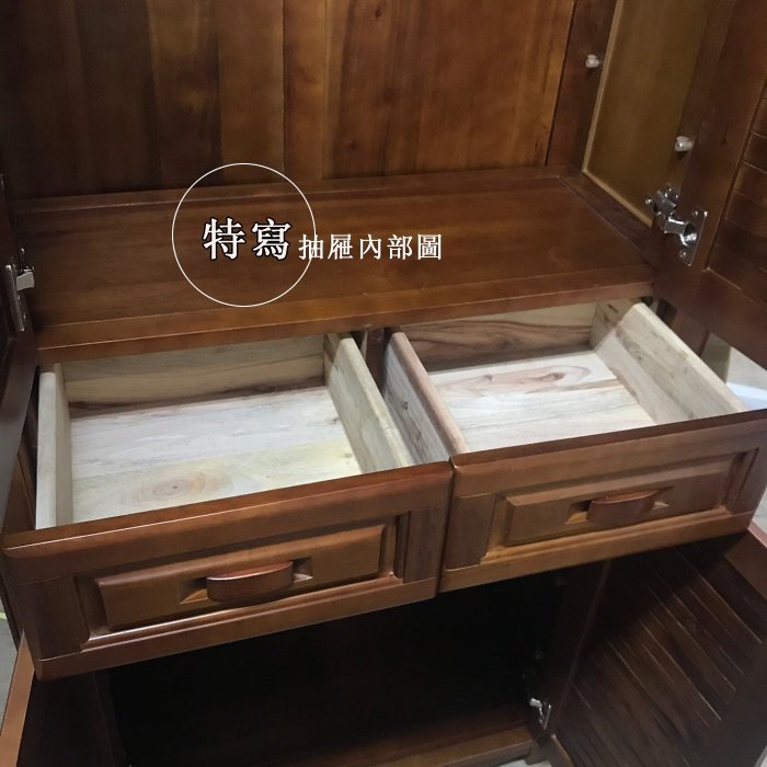 【優比傢俱生活館】正樟木全實木3x6尺二抽四門高鞋櫃~現場展示.特價出清