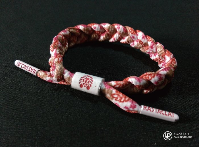 PALACE 美牌專賣 RASTACLAT Shoelace Bracelet 美國加州衝浪品牌 紅白雪花