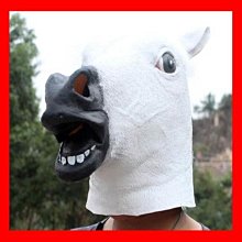 馬頭 頭套 萬聖節 馬頭面具 動物/眼罩/面罩 cosplay 派對 動物 整人 變裝 生日 禮物【A770048】塔克