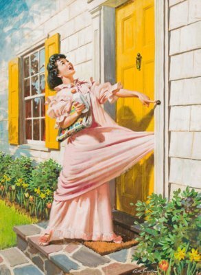 現代裝飾畫Gil Elvgren pin-up美國藝術性感女郎美女框(多款可選)