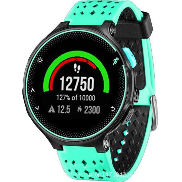 【錶帶家】佳明 Garmin Forerunner 735 630 620 235 230 220糸列通用雙色透氣矽膠錶