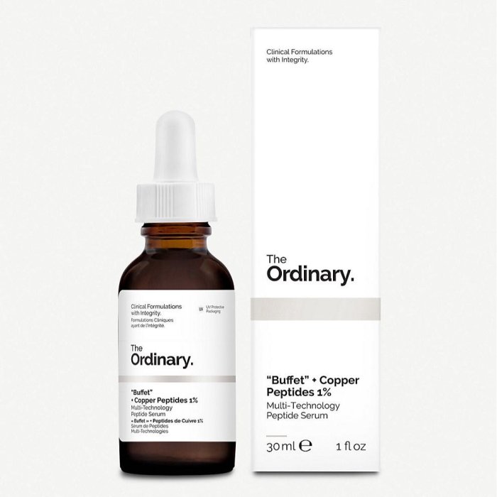 The Ordinary Buffet + 藍銅勝肽精華液 “Buffet” + Copper Peptides 1%【小黃豬代購】