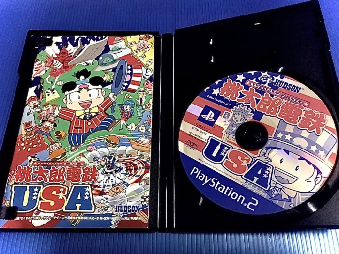 ❅鴕鳥電玩❅PS2 桃太郎電鐵 USA 大富翁 日版正品 懷舊遊戲 PS二代主機適用