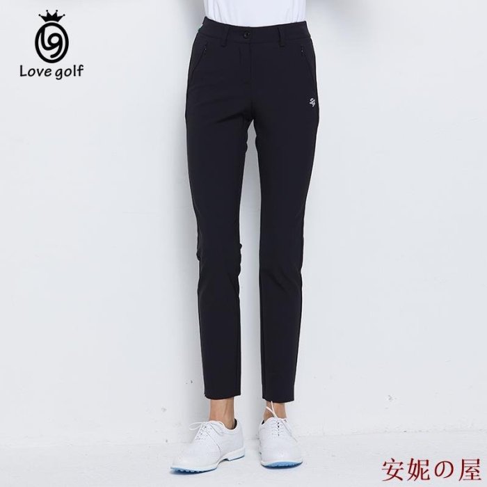 MK生活館LG 高爾夫服裝 女士褲子 黑色 女褲 長褲 高爾夫球褲 白色長褲