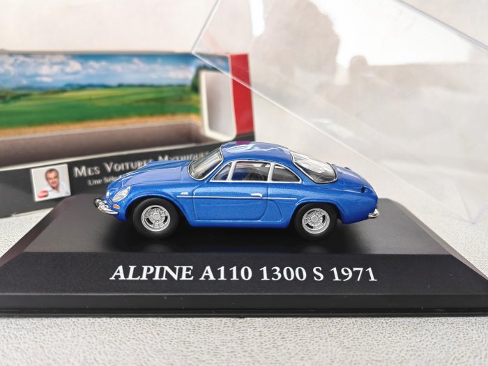 汽車模型 1/43 ALPINE A110 雷諾阿爾賓跑車 經典汽車模型