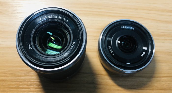 【手機寶藏點】SONY NEX-5 微單眼相機 變焦鏡(18-55mm)+定焦鏡(2.8mm) 附充電線材