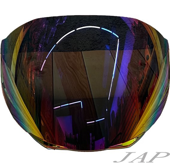 《JAP》瑞獅 ZEUS 613B  ASTONE RST 多層膜電鍍 藍紫 半罩專用安全帽鏡片