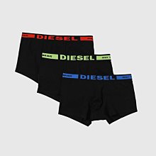 Diesel 男款 3Pack UMBX-KORY3P 四角褲 內褲 三件裝 彩色 LOGO 三色 現貨