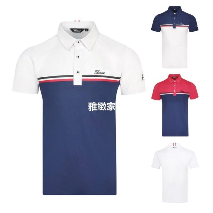 【熱賣精選】高爾夫服裝男款短袖T恤修身2020夏季新款golf球衣透氣速干潮上裝