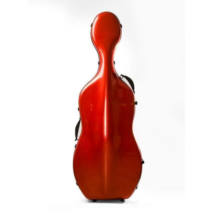 chrisitina碳纖維大提琴盒君主紅 大提琴包 大提琴琴盒 配件盒子~特價