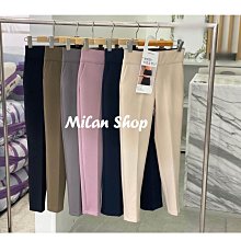 ☆Milan Shop☆網路最低價 正韓Korea推薦款 Must buy包小腹彈性腰九分雪紡褲4色$820(免運)