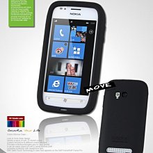 【Seepoo總代】出清特價 Nokia Lumia 710 超軟Q 矽膠套 保護殼 手機套 黑色