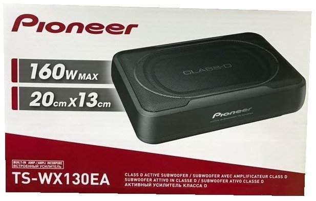 Pioneer 日本先鋒 TS WX130EA 超薄型主動式重低音【多種車款】 【全省安裝】