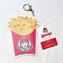 Wendy's 溫蒂漢堡 薯條 附拉鍊 鑰匙扣 吊飾 日本限定