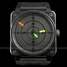 金鐸精品~2146 Bell & Ross 柏萊士 BR03-92 RADAR雷達黑色PVD 自動上鍊男用腕錶