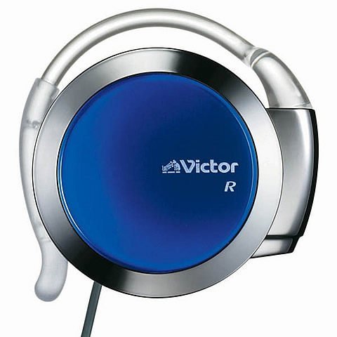 B品,耳機,日本Victor JVC HP-AL202單邊收線自動卷線設計,耳掛式,色誘系列耳機;簡易包裝,5成新