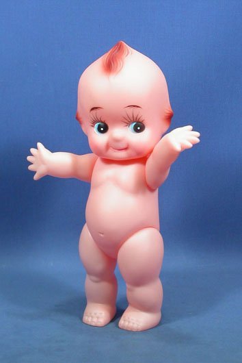 Cubee Q比*日本  可愛娃娃 玩偶 8吋（QP 200mm 懷舊玩具 洋蔥頭娃娃