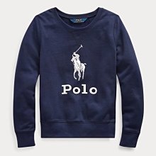 POLO Ralph Lauren 大馬 大女童款 長袖 大學T 藍色