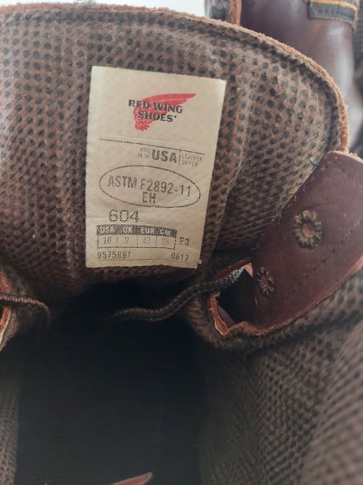 Red Wing 604 Gore-Tex 博根地酒紅 6吋 靴 US10 E3